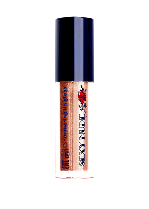 SHU SEXY NUDE  блеск для губ мерцающий  
