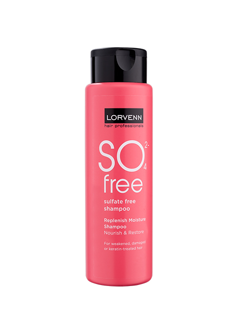 LORVENN SO FREE - sulfate free shampoo Безсульфатный шампунь для ослабленных и поврежденных волос, 300 мл #6180