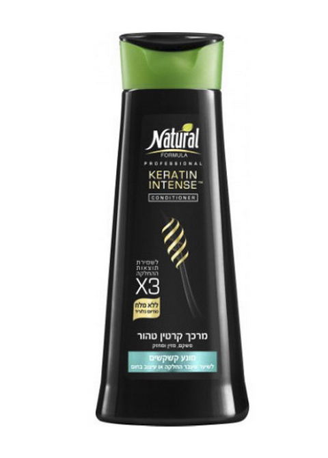 Natural Formula интенсивный кондиционер  для волос с кератином против перхоти Keratin Intense 400 мл #7290108355192