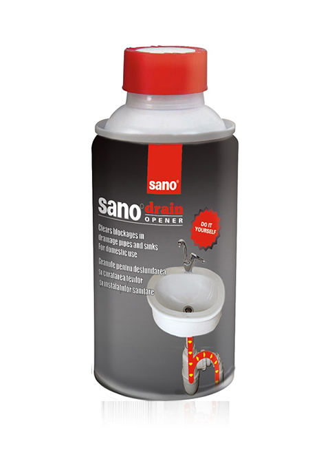 Sano Drain средство для прочистки труб в гранулах, 200 гр. #7290011877859