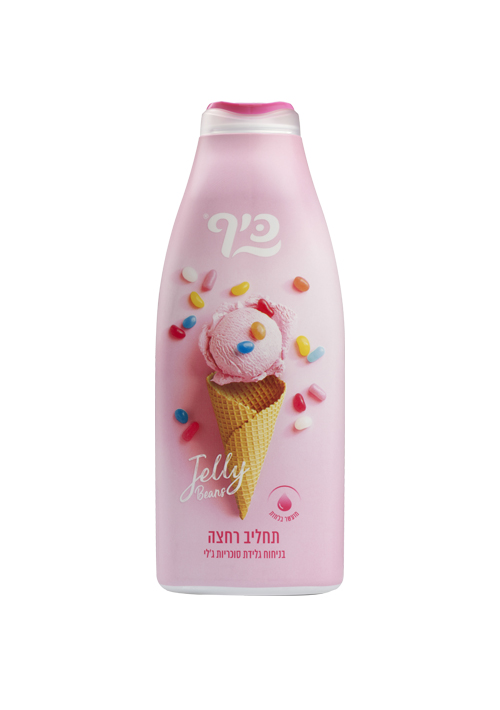 KEFF Jelly Beans Ice Cream Body Wash Moisturizing Shower Milk увлажняющий крем-гель для душа Мороженое с ароматом желейных конфет (700 ml) #6045