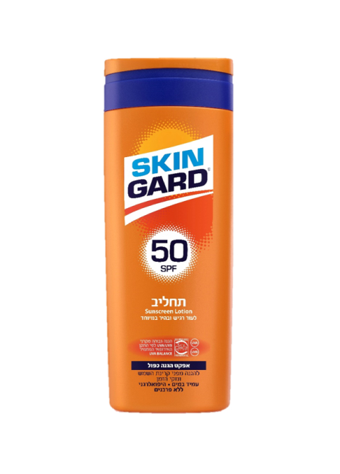 SKIN GARD cолнцезащитный лосьон для тела для чувствительной кожи  SPF 50, 250 мл #8100