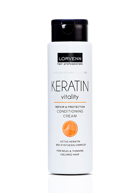 LORVENN KERATIN VITALITY CONDITIONING CREAM Крем-кондиционер с кератином для тонких и слабых волос
