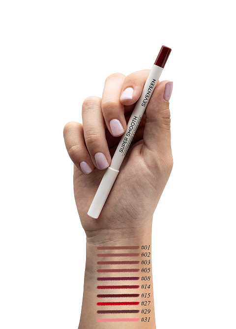 Seven7een карандаш для губ водостойкий с витамином E Super Smooth W/P Lip Liner